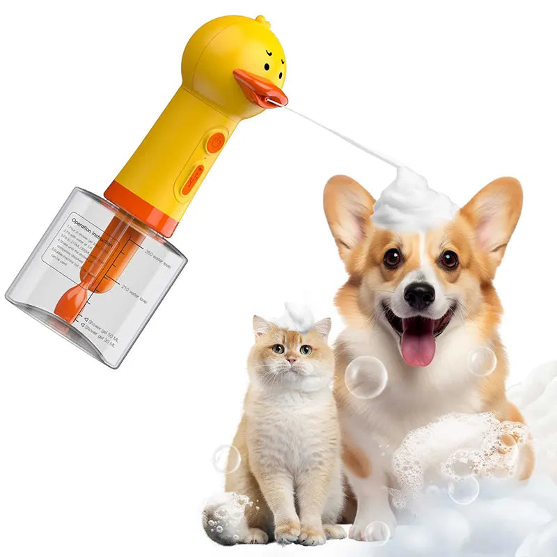 Foamy Duck Soap Dispenser for Pets & Kids