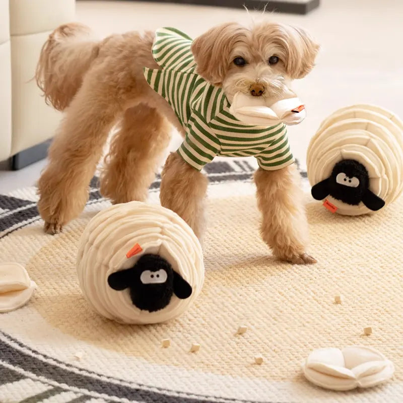 Sheep Snuffle Enrichment Toy for Dogs