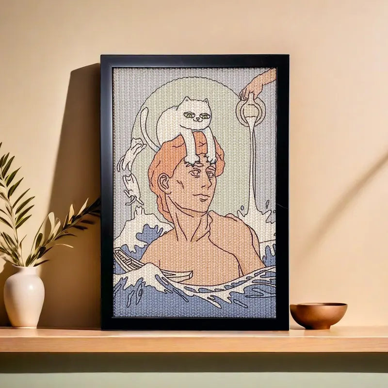 Meow David Artistic Cat Scratcher