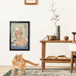 Meow David Artistic Cat Scratcher