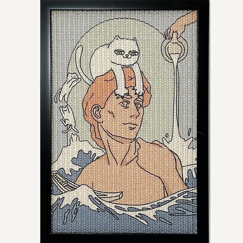 Meow David Artistic Cat Scratcher