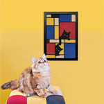Meow Mondrian Artistic Cat Scratcher