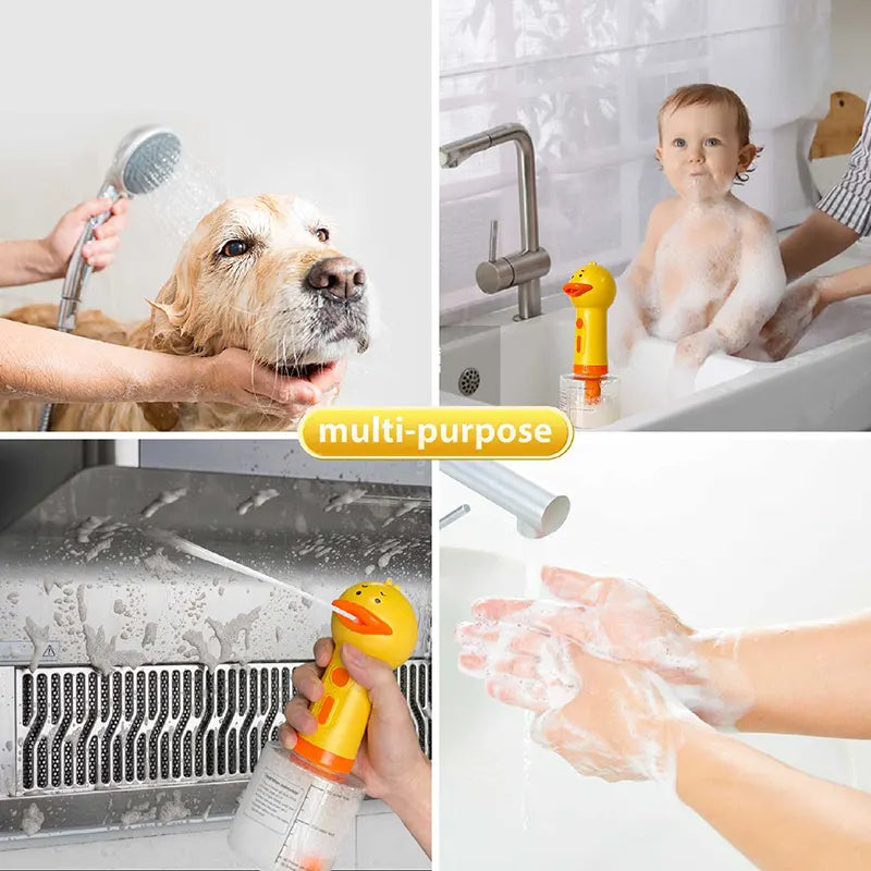 Foamy Duck Soap Dispenser for Pets & Kids