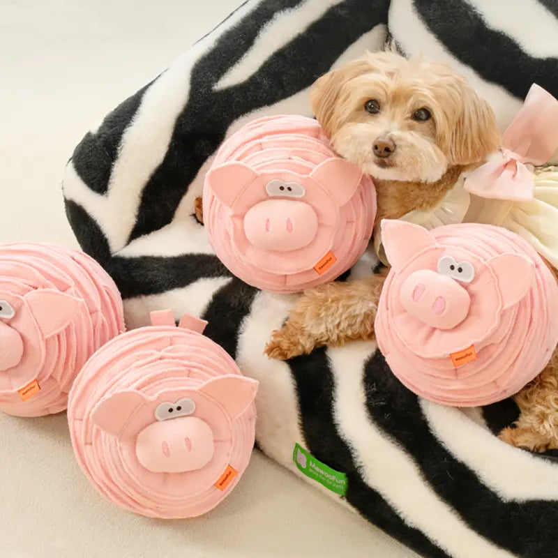 Pig Snuffle Enrichment Toy for Dogs