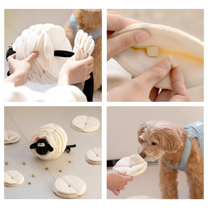 Sheep Snuffle Enrichment Toy for Dogs
