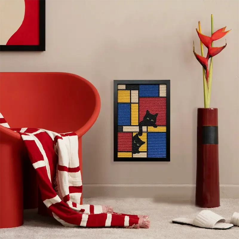 Meow Mondrian Artistic Cat Scratcher