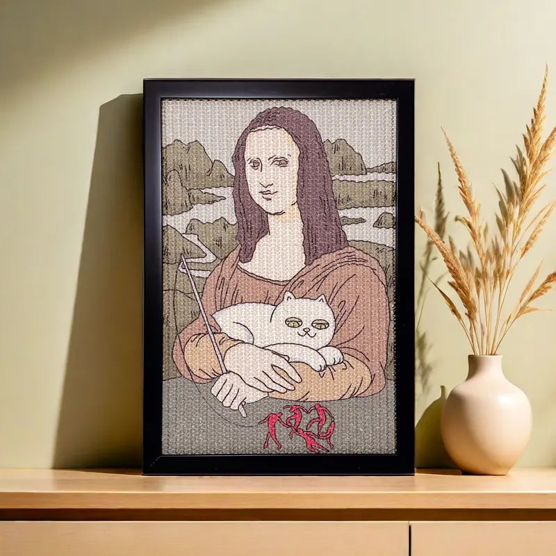 Meow Mona Lisa Artistic Cat Scratcher