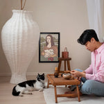 Meow Mona Lisa Artistic Cat Scratcher