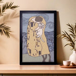 Meow Starry Night Kiss Artistic Cat Scratcher