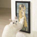 Meow Starry Night Kiss Artistic Cat Scratcher