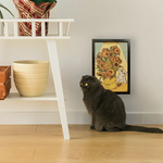 Meow Sunflower Artistic Cat Scratcher